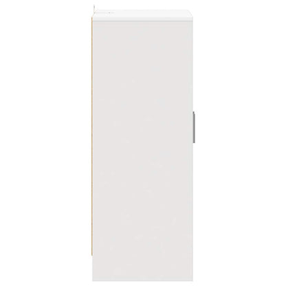 808927 vidaXL Shoe Cabinet White 60x35x92 cm Engineered Wood