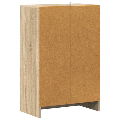 808930 vidaXL Shoe Cabinet Sonoma Oak 60x35x92 cm Engineered Wood