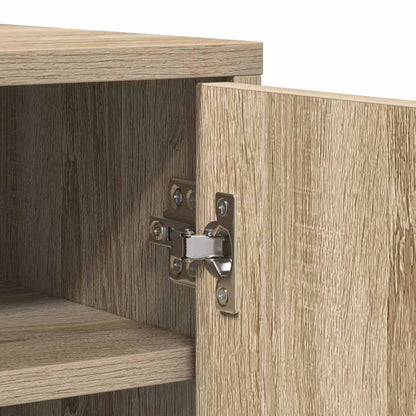 808930 vidaXL Shoe Cabinet Sonoma Oak 60x35x92 cm Engineered Wood