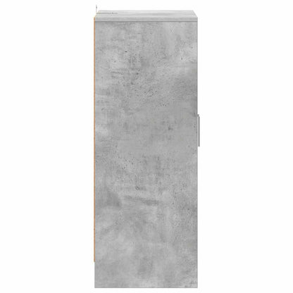 808931 vidaXL Shoe Cabinet Concrete Grey 60x35x92 cm Engineered Wood