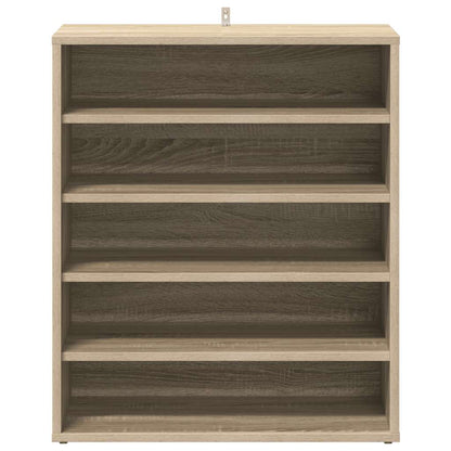 808939 vidaXL Shoe Cabinet Sonoma Oak 60x35x70 cm Engineered Wood