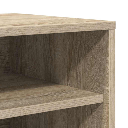 808939 vidaXL Shoe Cabinet Sonoma Oak 60x35x70 cm Engineered Wood