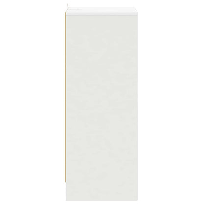 808945 vidaXL Shoe Cabinet White 60x35x92 cm Engineered Wood