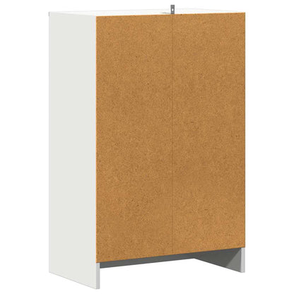 808945 vidaXL Shoe Cabinet White 60x35x92 cm Engineered Wood