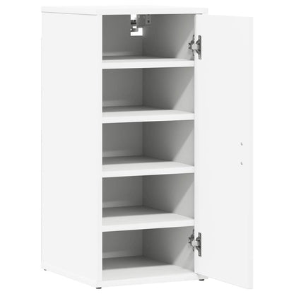808954 vidaXL Shoe Cabinet White 32x35x70 cm Engineered Wood