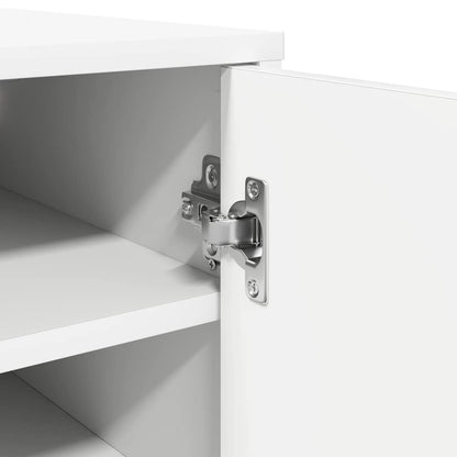 Shoe Cabinet White 32x35x70 cm Engineered Wood
