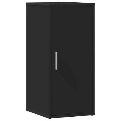 808956 vidaXL Shoe Cabinet Black 32x35x70 cm Engineered Wood
