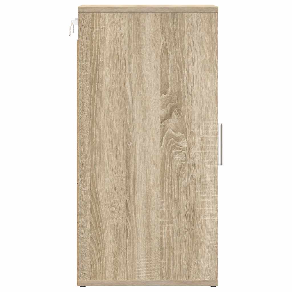 808960 vidaXL Shoe Cabinet Sonoma Oak 32x35x70 cm Engineered Wood