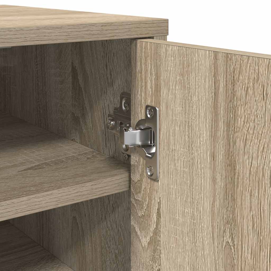 Shoe Cabinet Sonoma Oak 32x35x70 cm Engineered Wood