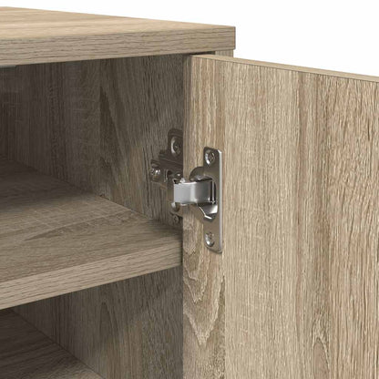 Shoe Cabinet Sonoma Oak 32x35x70 cm Engineered Wood