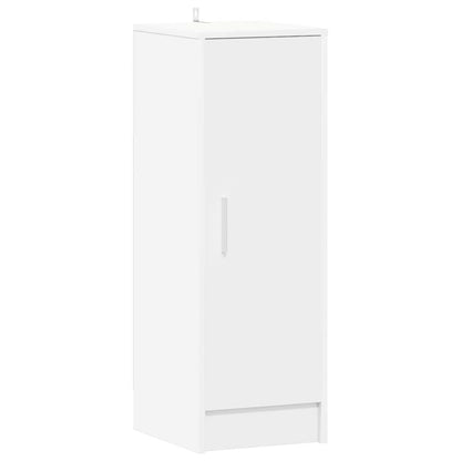 808972 vidaXL Shoe Cabinet White 32x35x92 cm Engineered Wood