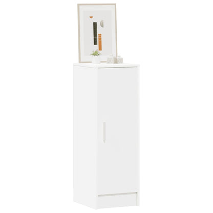 808972 vidaXL Shoe Cabinet White 32x35x92 cm Engineered Wood