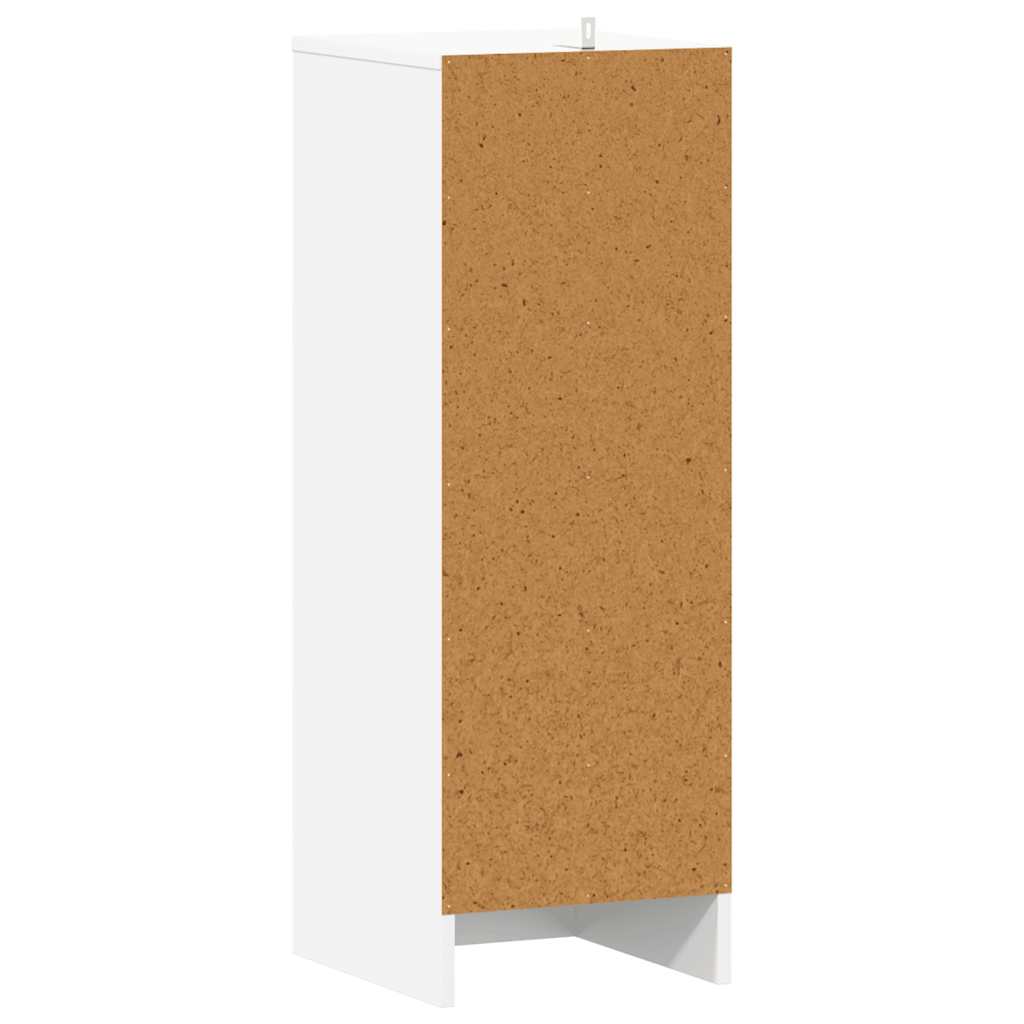 808972 vidaXL Shoe Cabinet White 32x35x92 cm Engineered Wood
