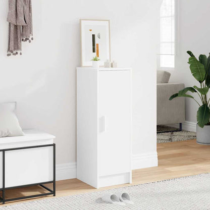 808972 vidaXL Shoe Cabinet White 32x35x92 cm Engineered Wood