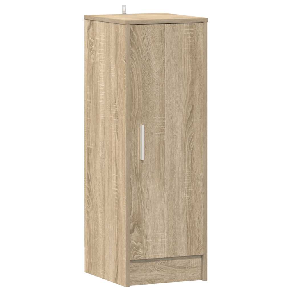 808975 vidaXL Shoe Cabinet Sonoma Oak 32x35x92 cm Engineered Wood