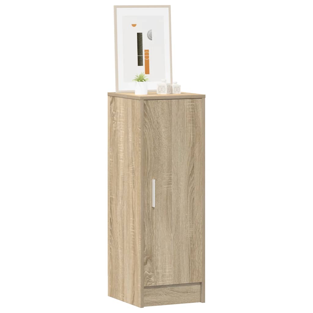 808975 vidaXL Shoe Cabinet Sonoma Oak 32x35x92 cm Engineered Wood