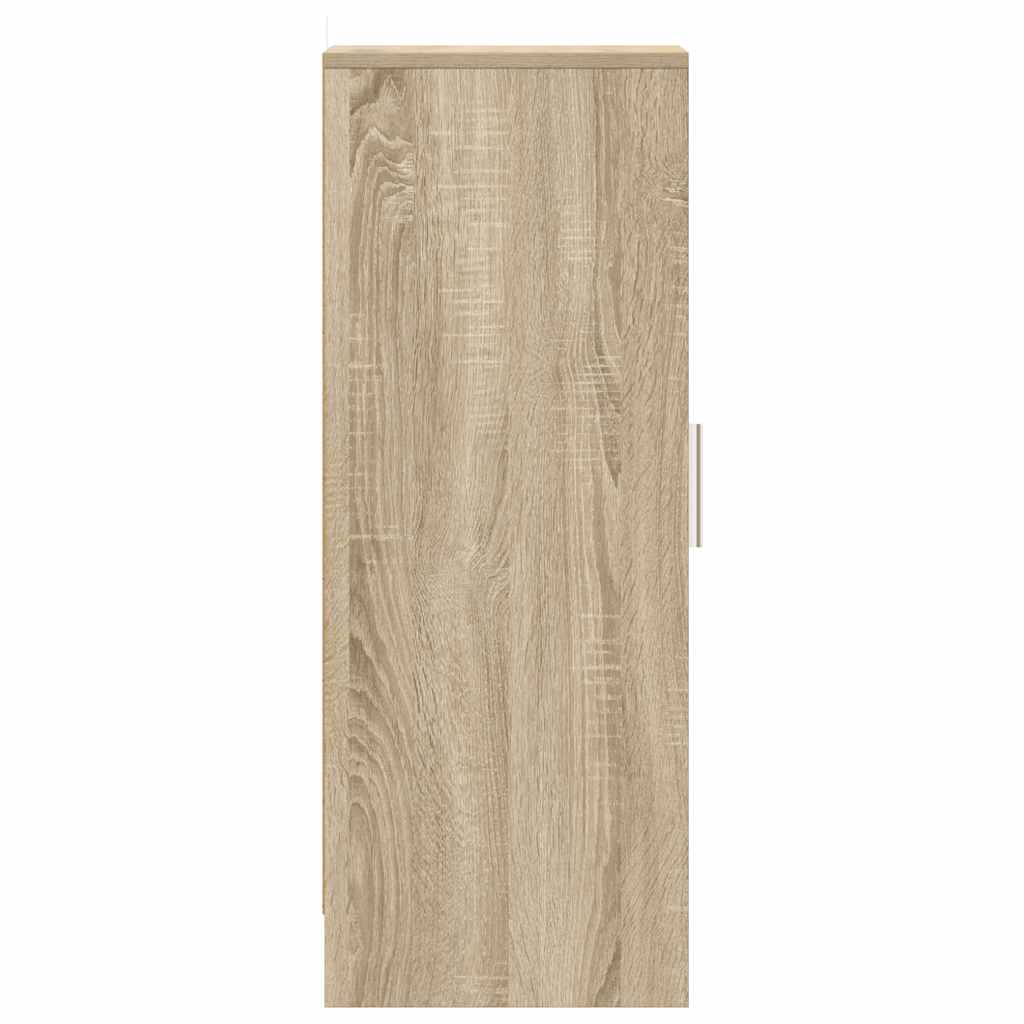 808975 vidaXL Shoe Cabinet Sonoma Oak 32x35x92 cm Engineered Wood