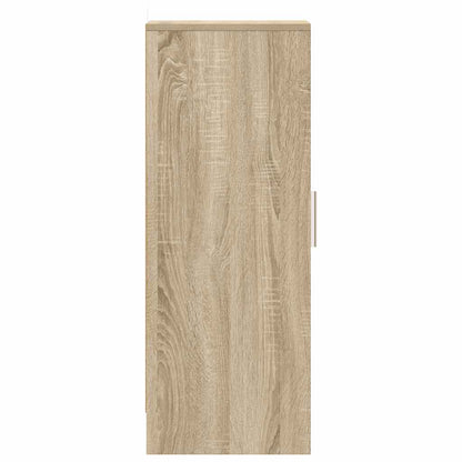 808975 vidaXL Shoe Cabinet Sonoma Oak 32x35x92 cm Engineered Wood