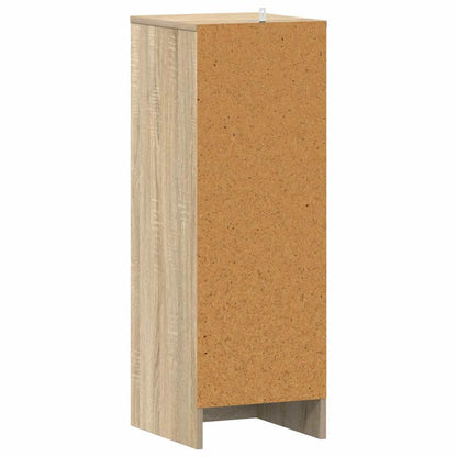 808975 vidaXL Shoe Cabinet Sonoma Oak 32x35x92 cm Engineered Wood