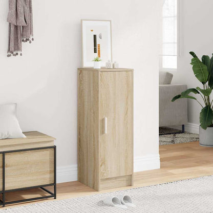 808975 vidaXL Shoe Cabinet Sonoma Oak 32x35x92 cm Engineered Wood