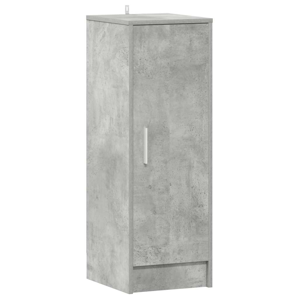 808976 vidaXL Shoe Cabinet Concrete Grey 32x35x92 cm Engineered Wood
