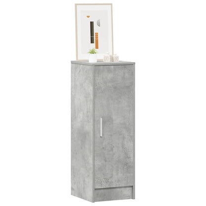 808976 vidaXL Shoe Cabinet Concrete Grey 32x35x92 cm Engineered Wood