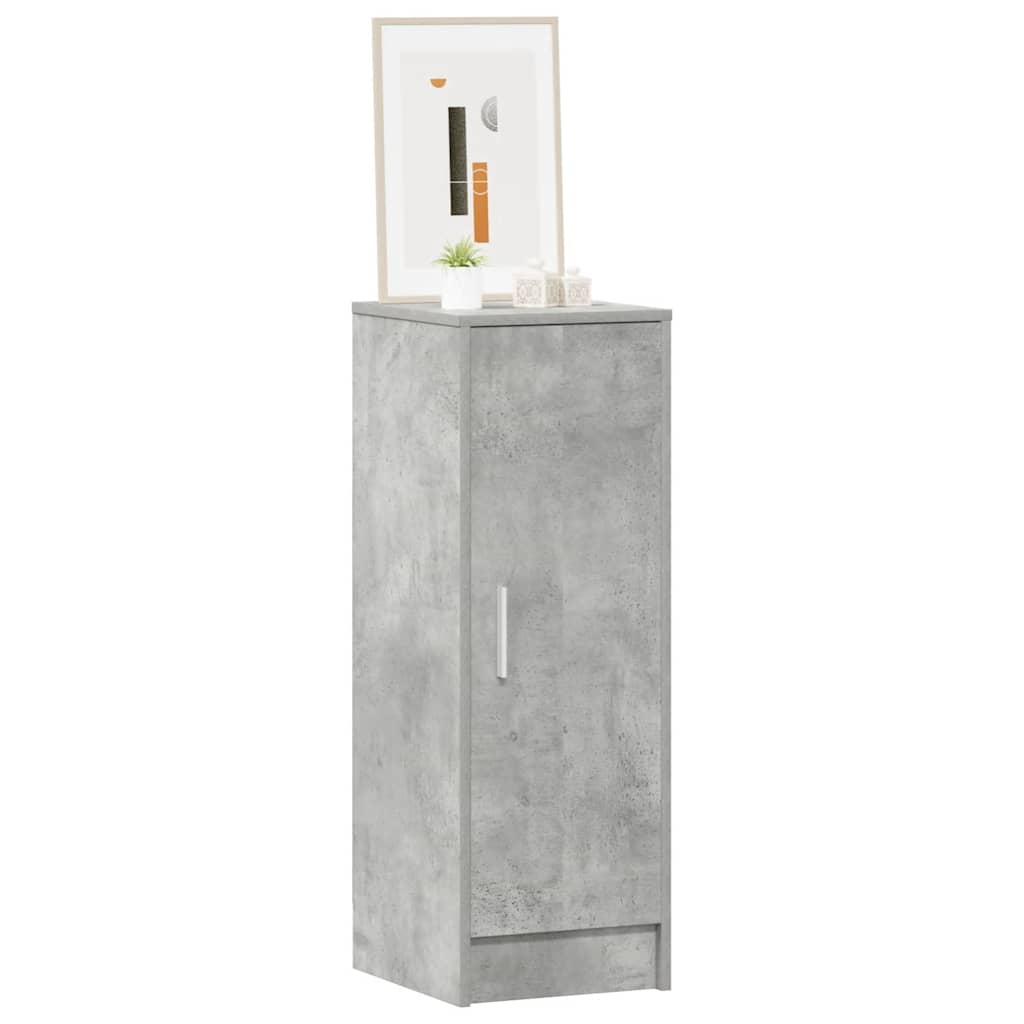 808976 vidaXL Shoe Cabinet Concrete Grey 32x35x92 cm Engineered Wood