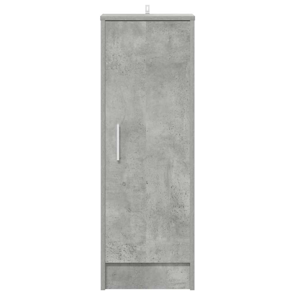 808976 vidaXL Shoe Cabinet Concrete Grey 32x35x92 cm Engineered Wood