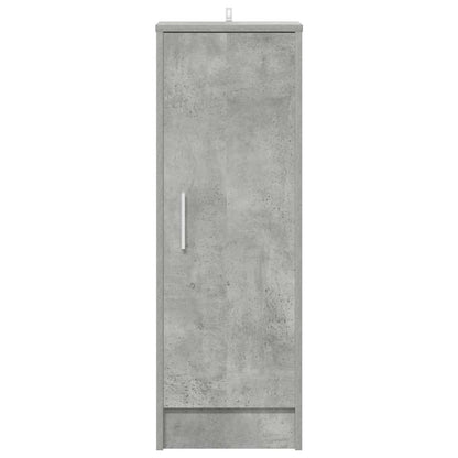 808976 vidaXL Shoe Cabinet Concrete Grey 32x35x92 cm Engineered Wood