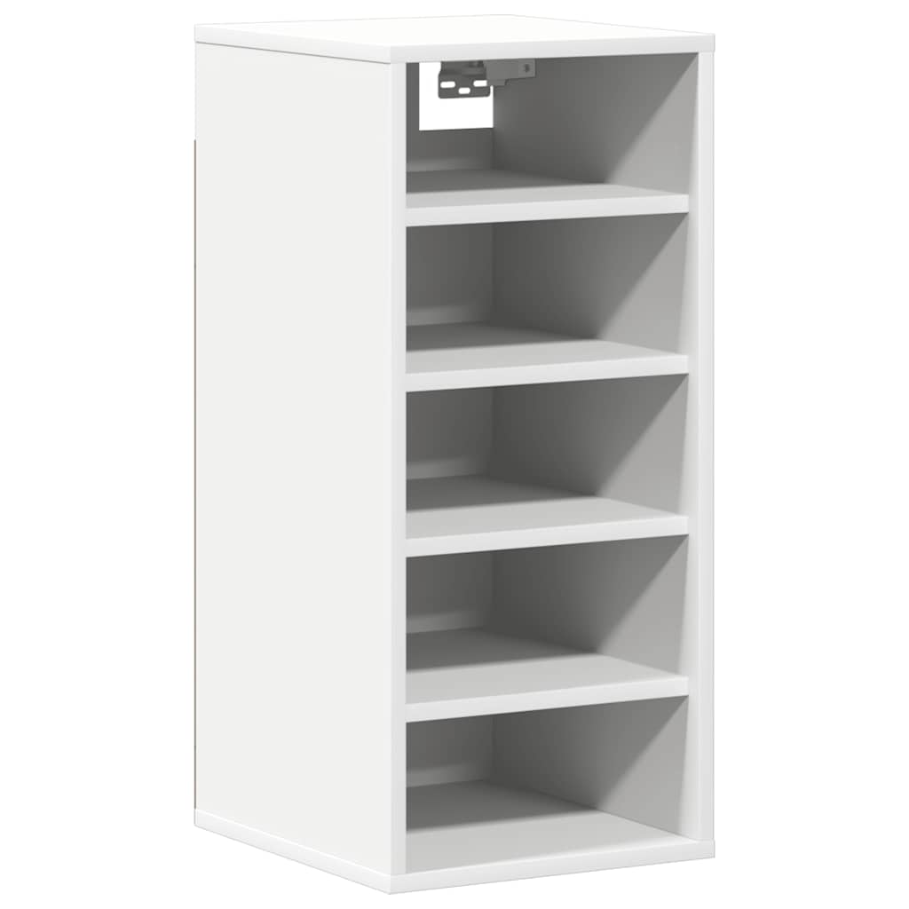 808981 vidaXL Shoe Cabinet White 31,5x35x70 cm Engineered Wood
