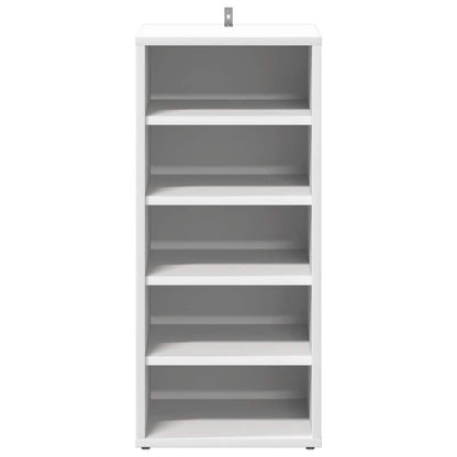808981 vidaXL Shoe Cabinet White 31,5x35x70 cm Engineered Wood