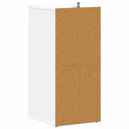 808981 vidaXL Shoe Cabinet White 31,5x35x70 cm Engineered Wood