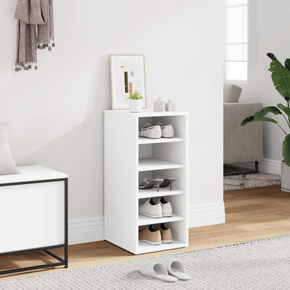 808981 vidaXL Shoe Cabinet White 31,5x35x70 cm Engineered Wood