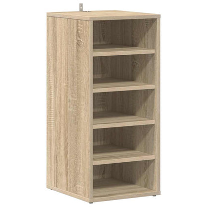 808987 vidaXL Shoe Cabinet Sonoma Oak 31,5x35x70 cm Engineered Wood