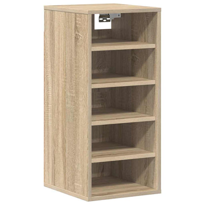 808987 vidaXL Shoe Cabinet Sonoma Oak 31,5x35x70 cm Engineered Wood