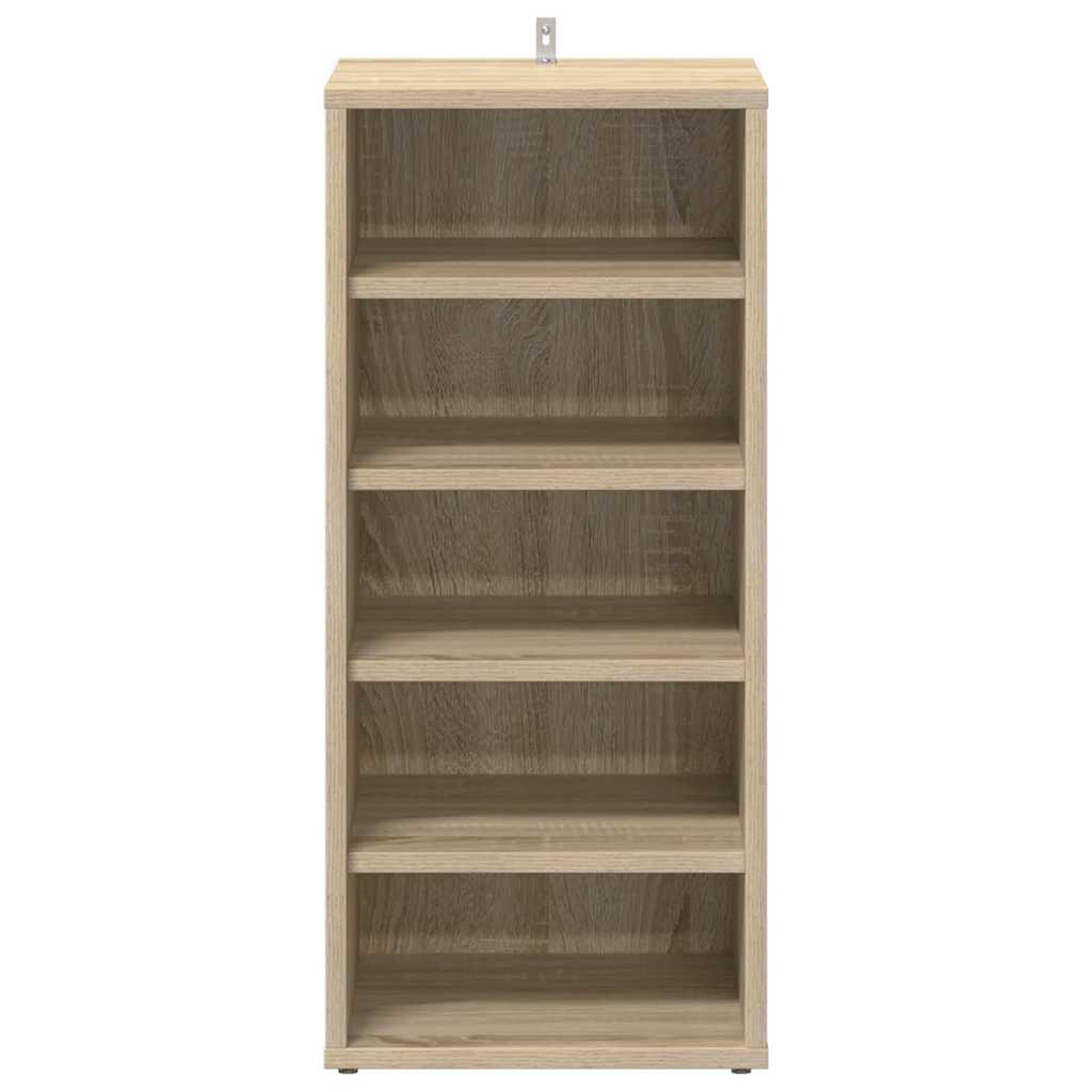 808987 vidaXL Shoe Cabinet Sonoma Oak 31,5x35x70 cm Engineered Wood