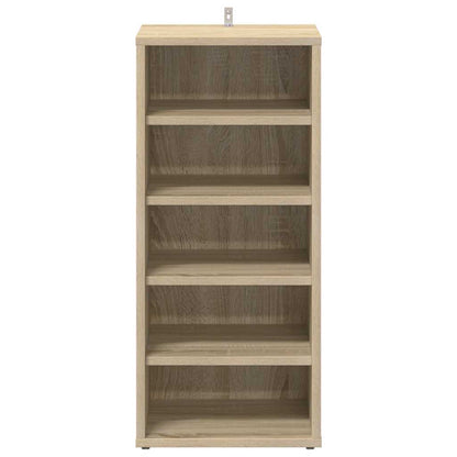 808987 vidaXL Shoe Cabinet Sonoma Oak 31,5x35x70 cm Engineered Wood