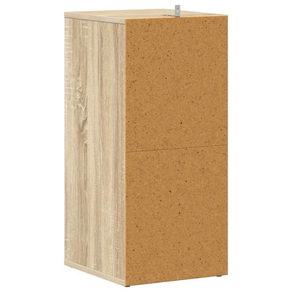 808987 vidaXL Shoe Cabinet Sonoma Oak 31,5x35x70 cm Engineered Wood