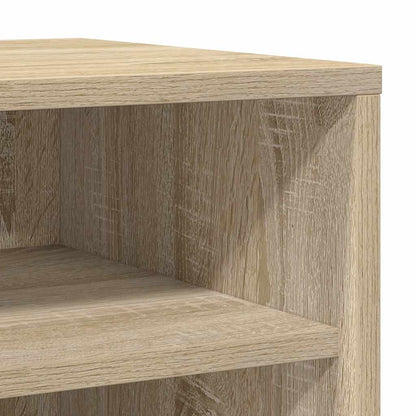 808987 vidaXL Shoe Cabinet Sonoma Oak 31,5x35x70 cm Engineered Wood