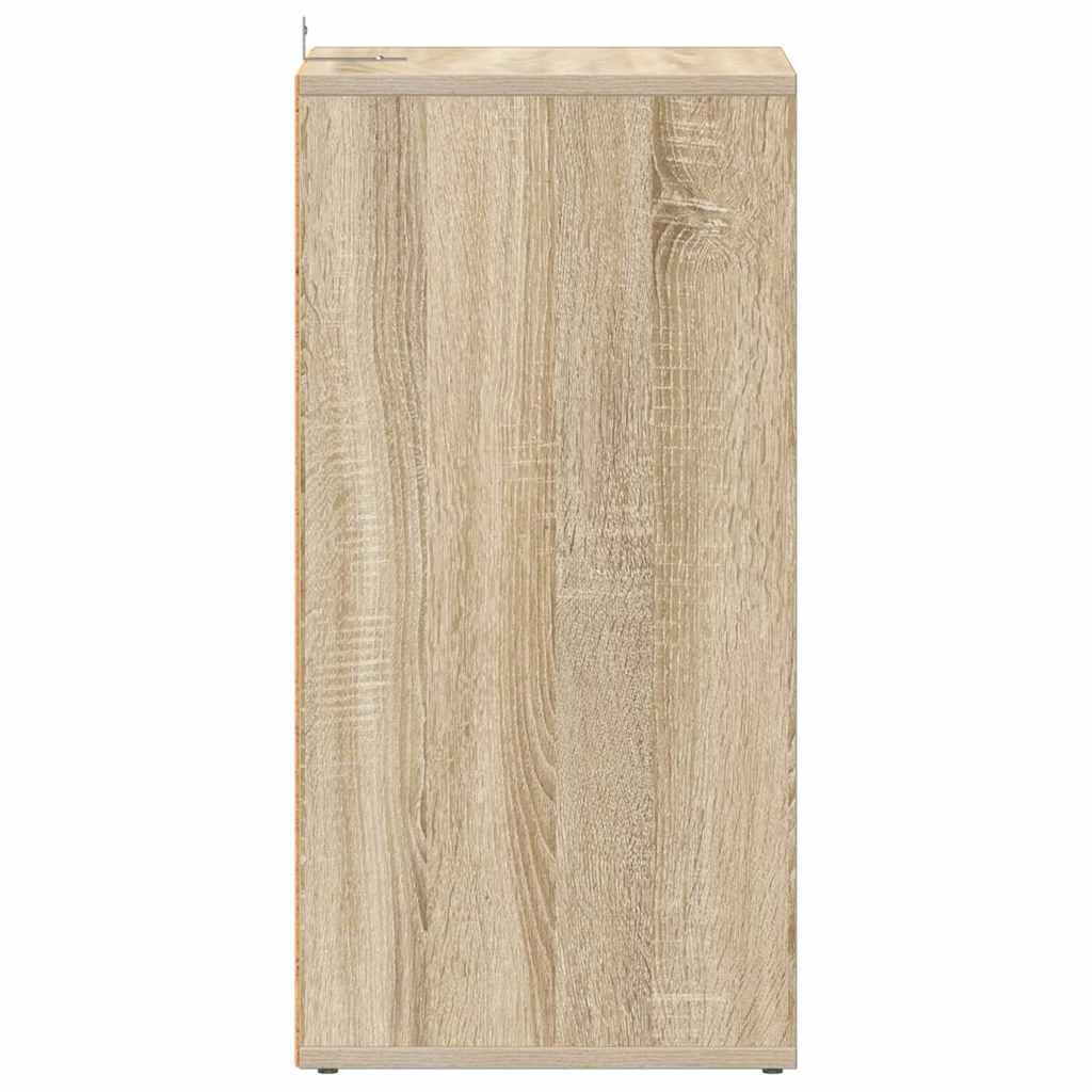 808988 vidaXL Shoe Cabinets 2 pcs Sonoma Oak 31,5x35x70 cm Engineered Wood