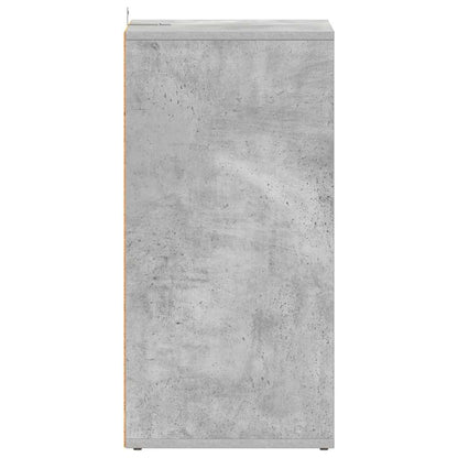 808989 vidaXL Shoe Cabinet Concrete Grey 31,5x35x70 cm Engineered Wood