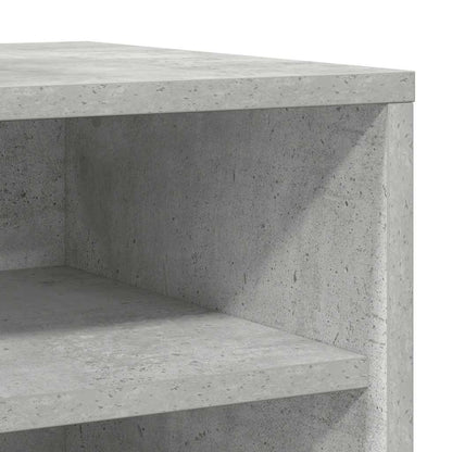 808989 vidaXL Shoe Cabinet Concrete Grey 31,5x35x70 cm Engineered Wood