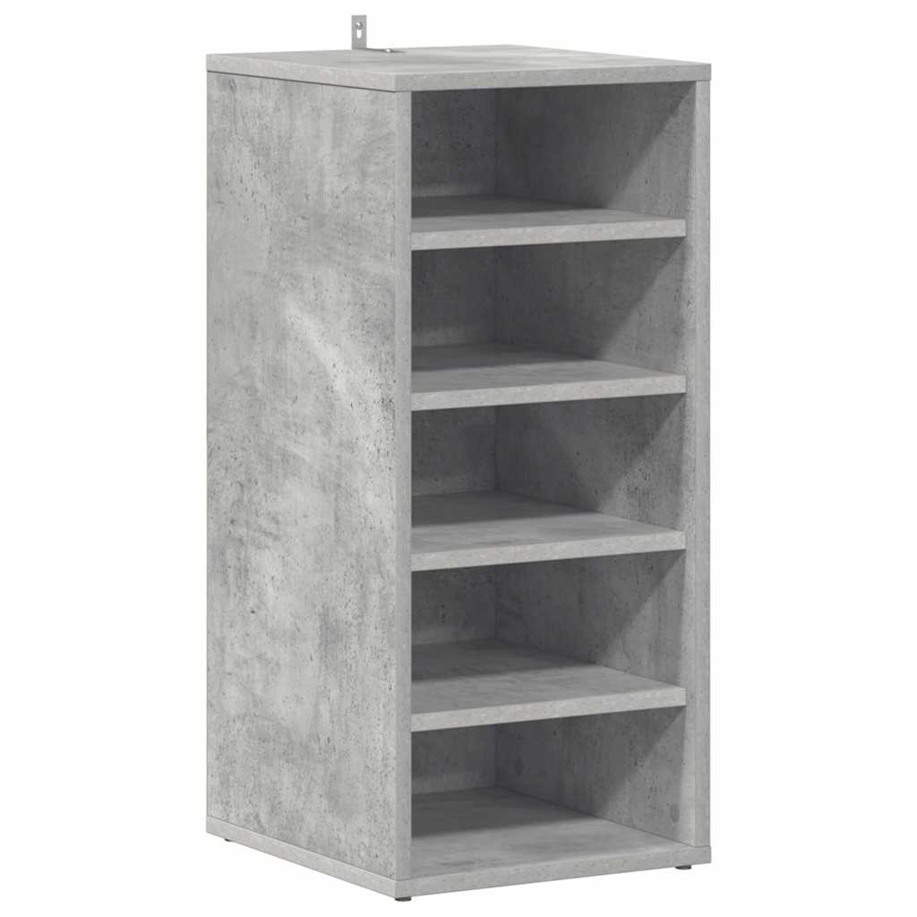 Shoe cabinets 31.5 x 35 x 70 cm Concrete Grey 5 pairs of shoes