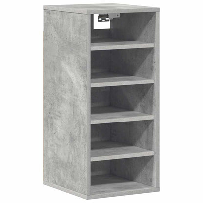 808990 vidaXL Shoe Cabinets 2 pcs Concrete Grey 31,5x35x70 cm Engineered Wood