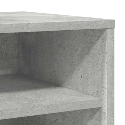 808990 vidaXL Shoe Cabinets 2 pcs Concrete Grey 31,5x35x70 cm Engineered Wood