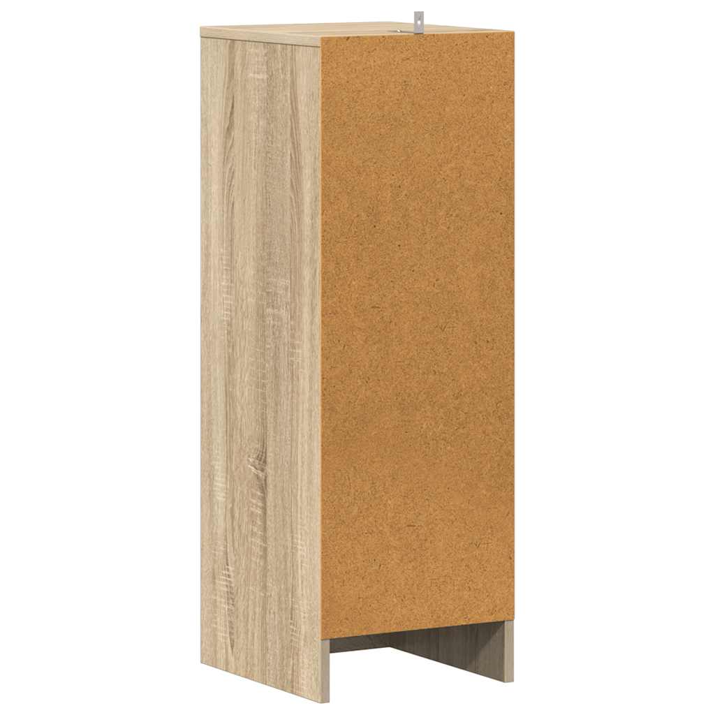 809002 vidaXL Shoe Cabinet Sonoma Oak 31,5x35x90 cm Engineered Wood