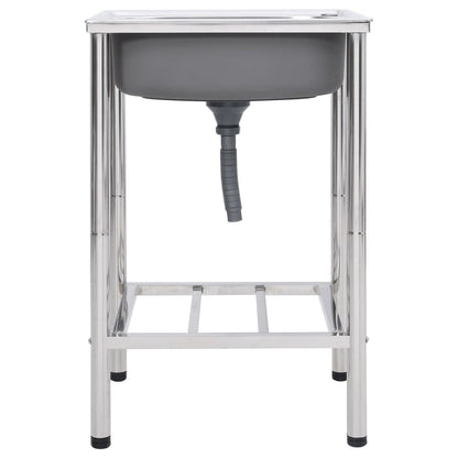 Camping Sink Single Basin Stainless Steel