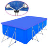 Pool Covers 2 pcs PE Rectangular 90 g/sqm 394x207 cm