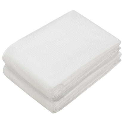 Leno Tarpaulins 2 pcs 260 g/m² 3x5 m White