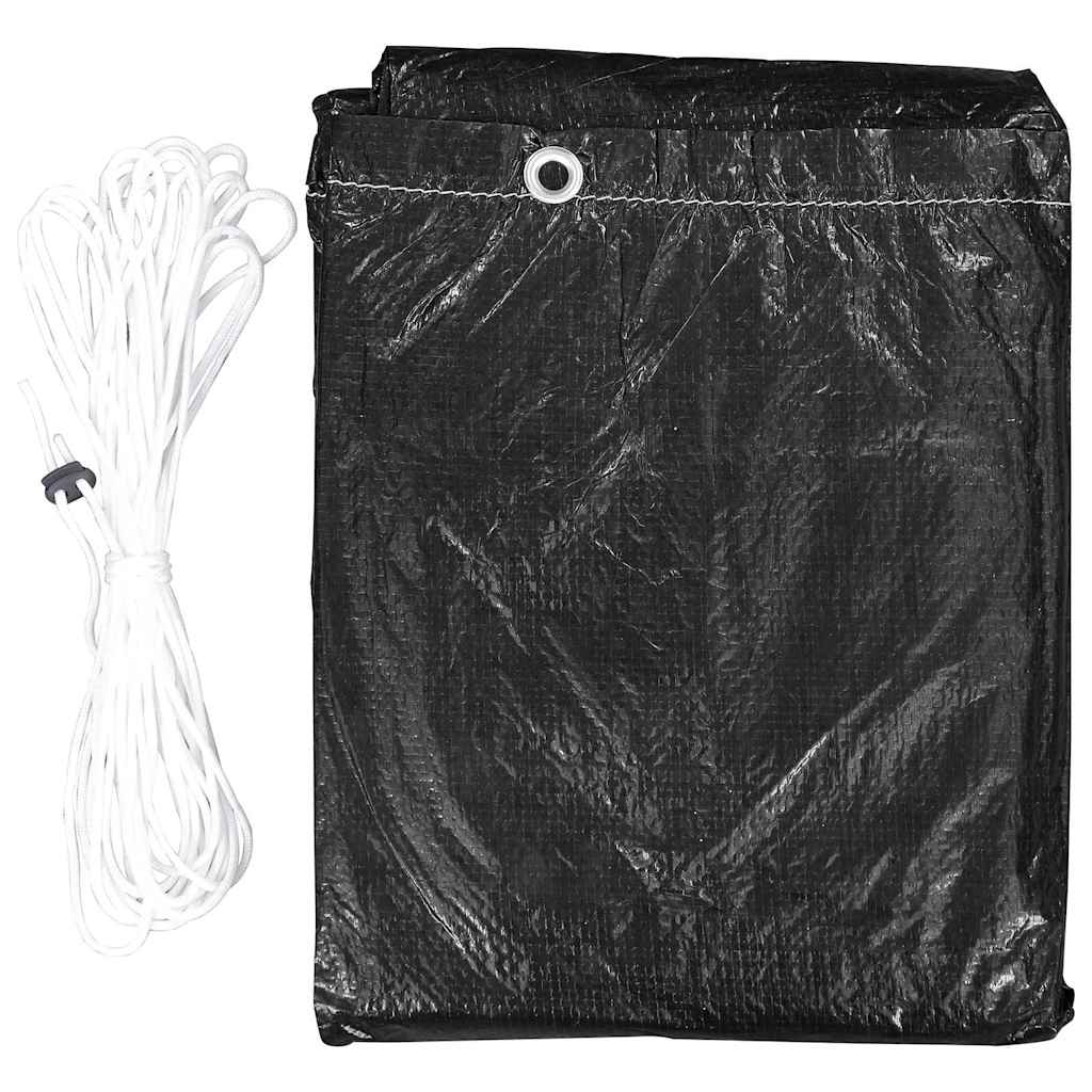 Garden Furniture Cover | Set of 2 | Black | Aluminium, PE (Polyethylene)